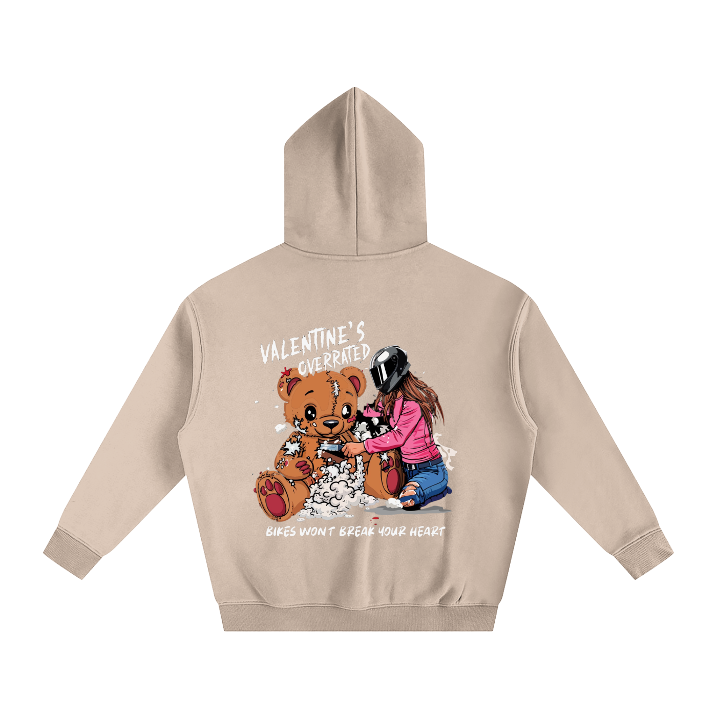 OVERSIZED "VALENTINE" FLEECE HOODIE