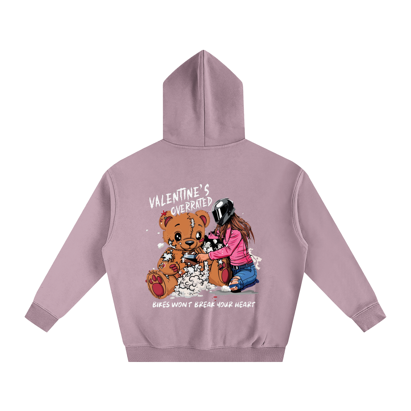 OVERSIZED "VALENTINE" FLEECE HOODIE