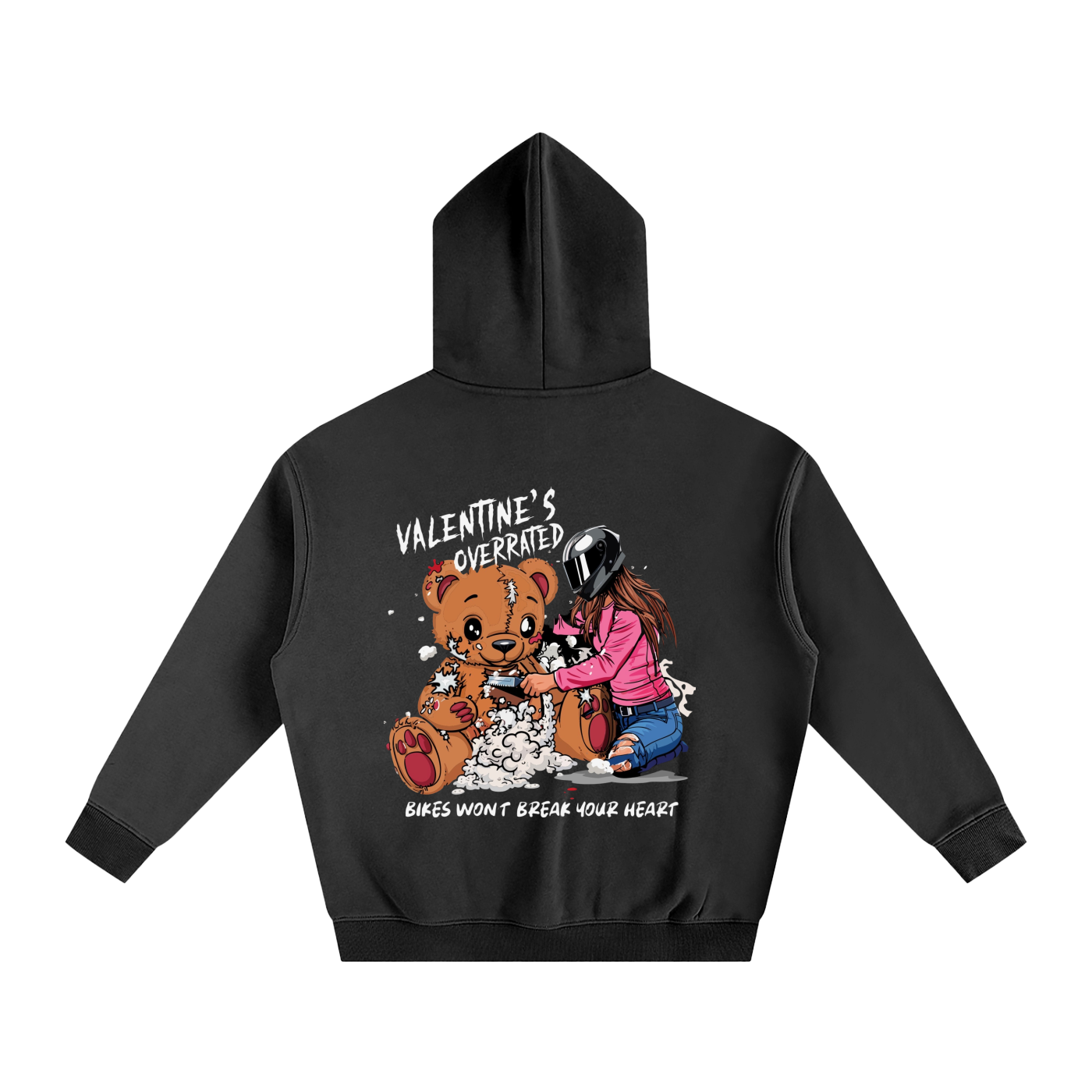 OVERSIZED "VALENTINE" FLEECE HOODIE