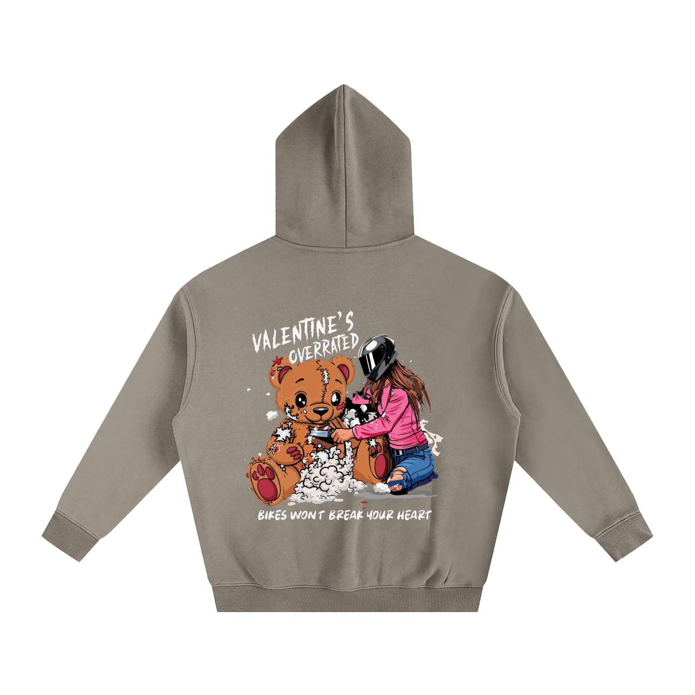 OVERSIZED "VALENTINE" FLEECE HOODIE