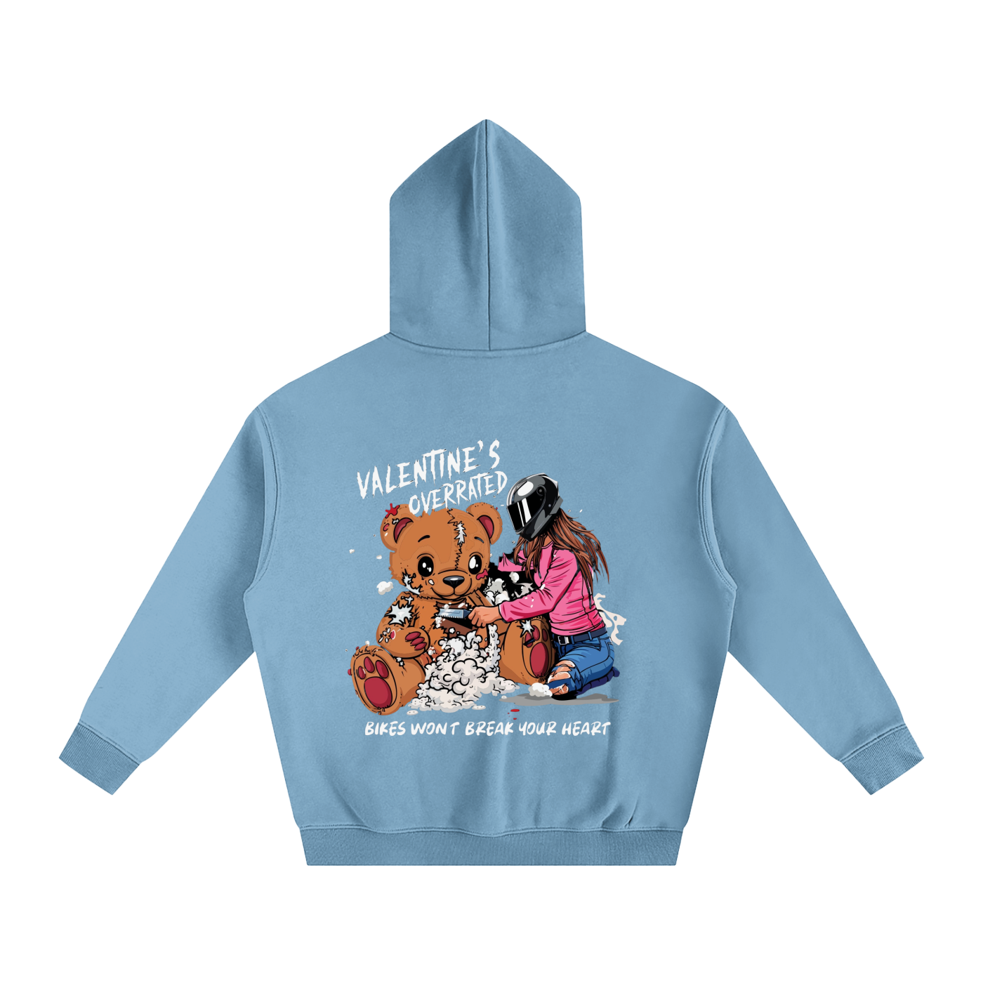 OVERSIZED "VALENTINE" FLEECE HOODIE